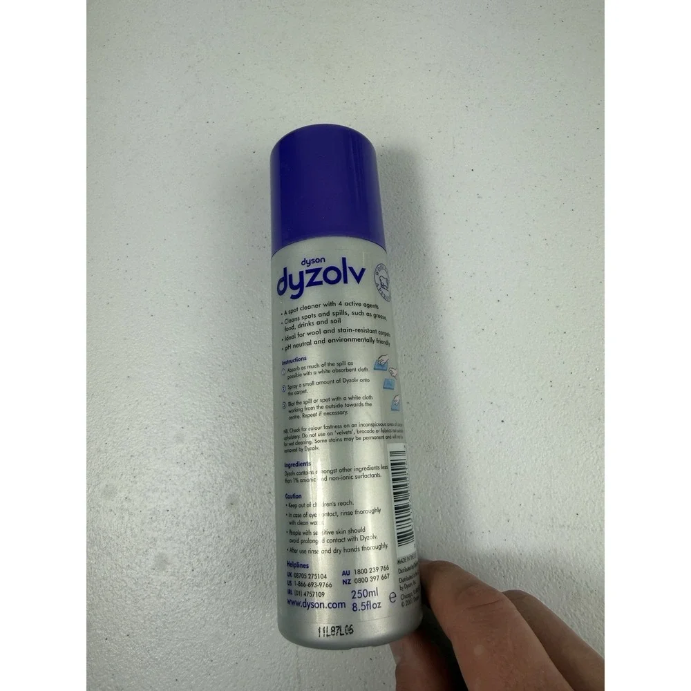 Dyson Dyzolv Spot Cleaner 8.5 oz Bottle For Carpets And Rugs